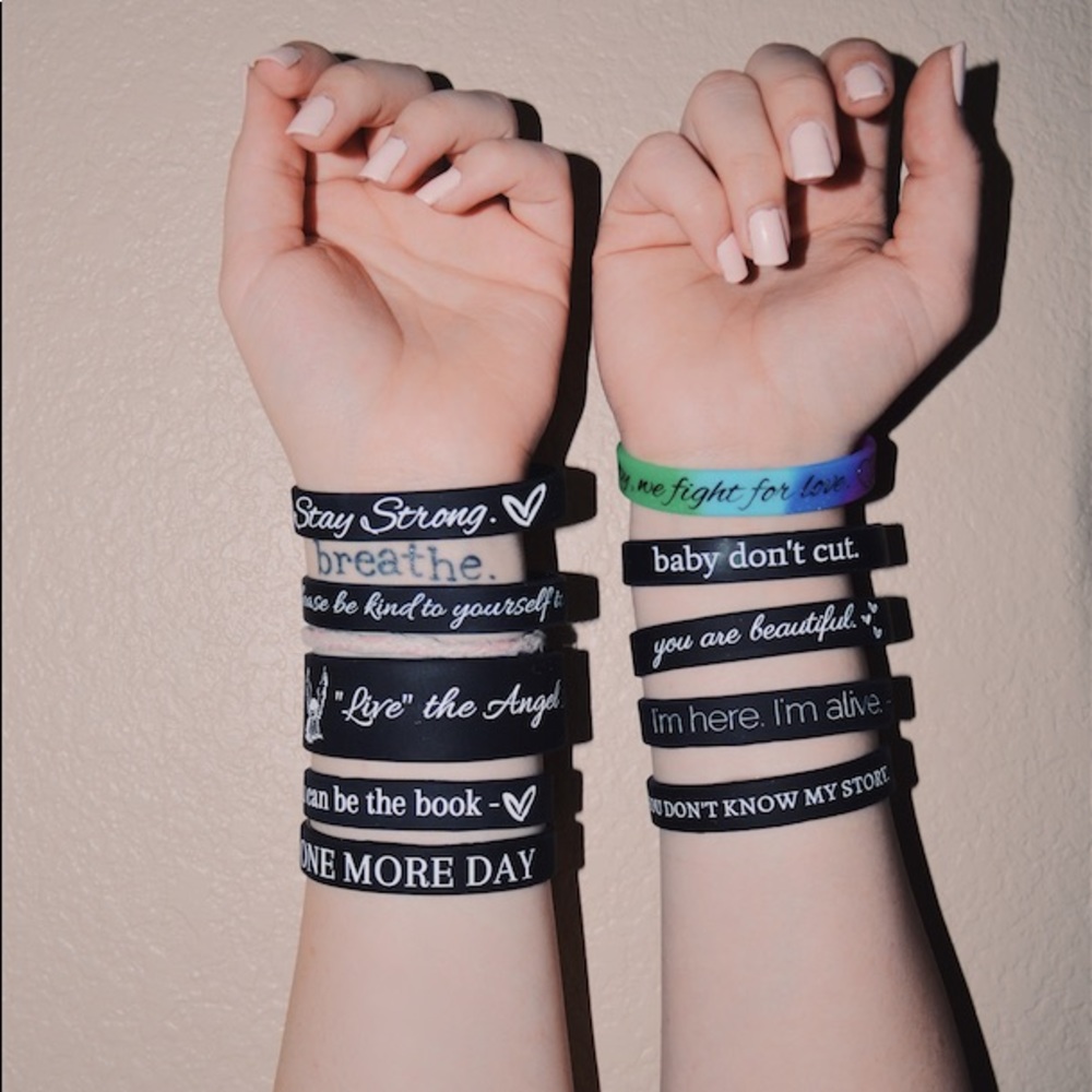 Suicide prevention bracelet. You are important.
